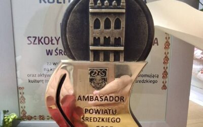 AMBASADOR POWIATU ŚREDZKIEGO 2025 – ZASZCZYTNY TYTUŁ DLA NASZEJ SZKOŁY